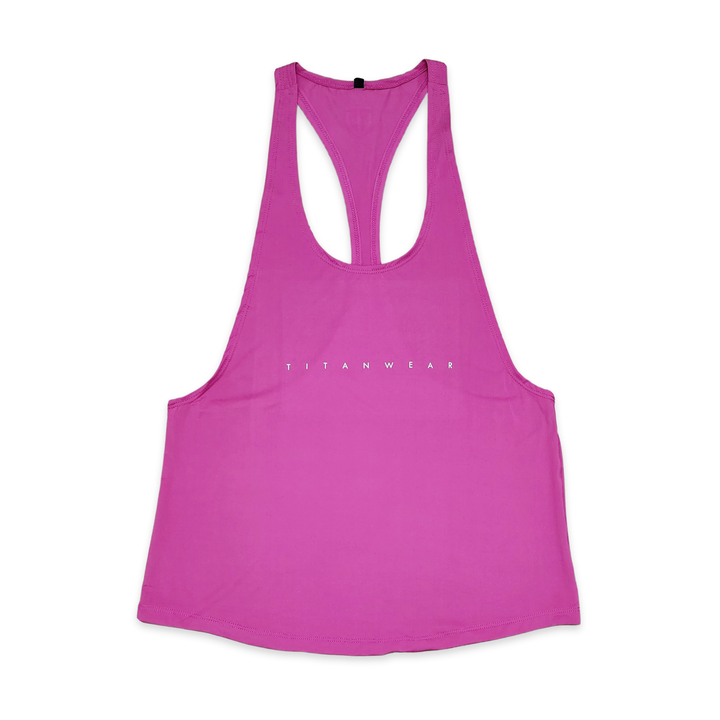 Women's Open-Back Poly Stringer - Hot Pink