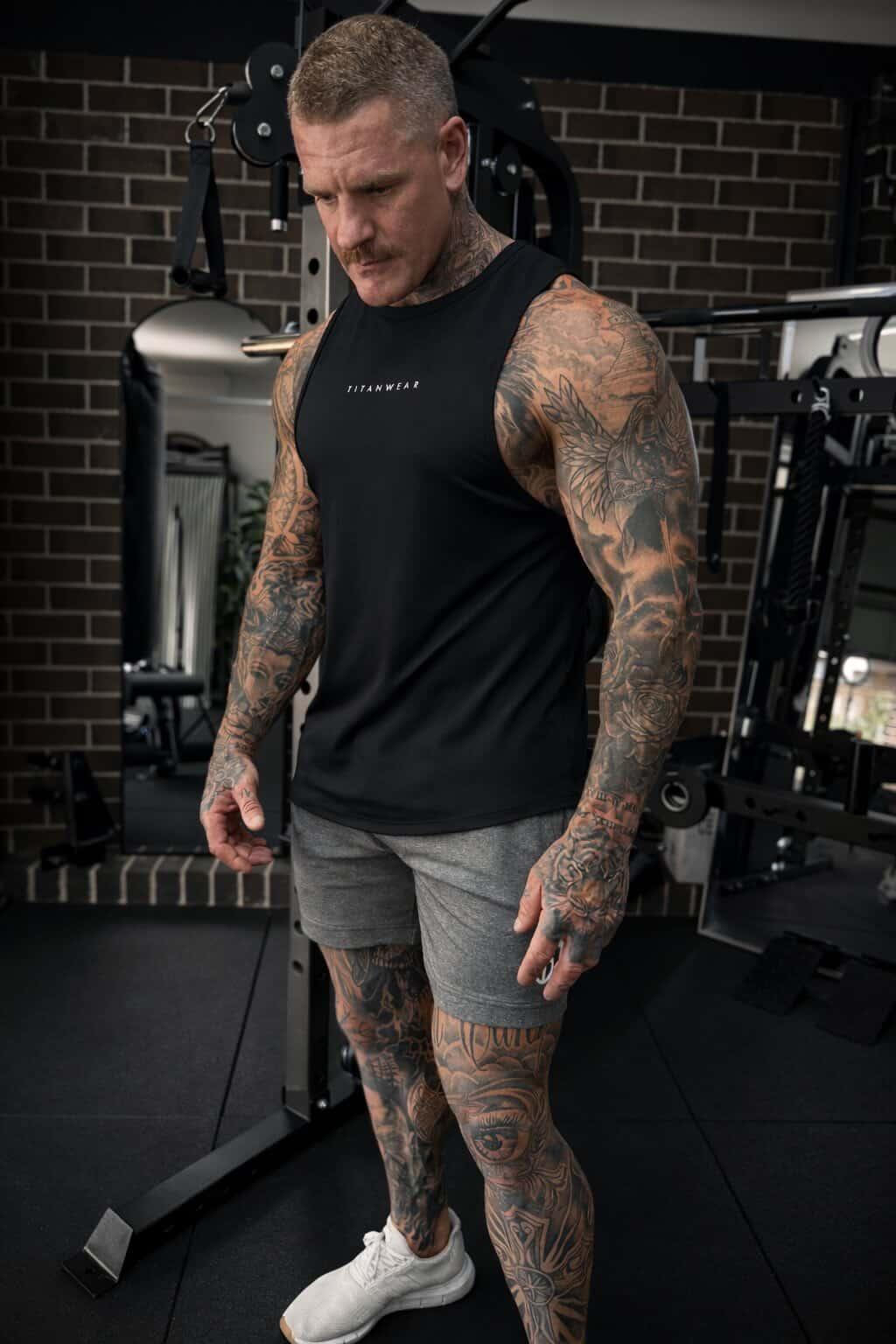 Men's Muscle Tee - Black