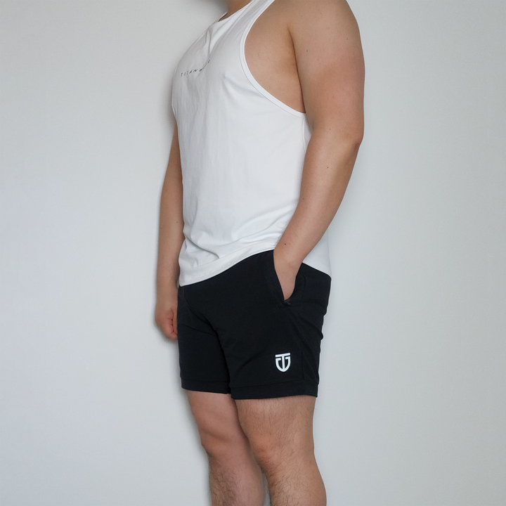 Aesthetic Sweat Shorts - Black